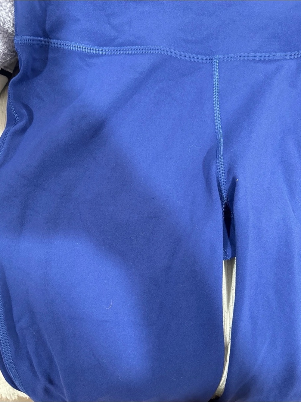 EUC short lululemon athletica Royal Blue Flare Track Pants - Picture 5 of 5